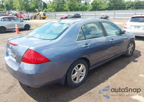 2007 Honda Accord 2.4 Ex из США, поврежденный, VIN 1HGCM568X7A036425